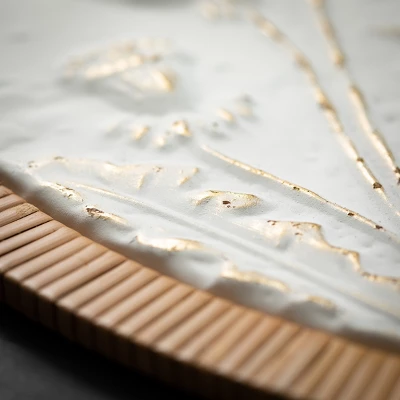 25.25"H Sullivans Raised Floral Wall Medallion, Multicolored 1 25.25"H Sullivans Raised Floral Wall Medallion, Multicolored