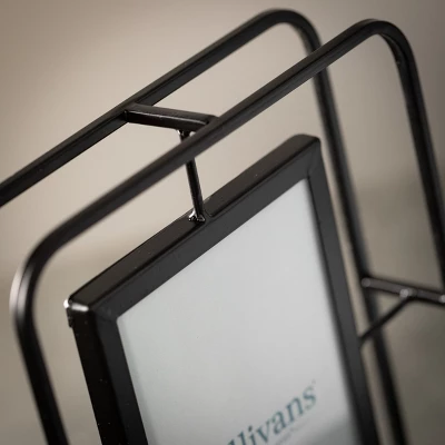 Sullivans Abstract Wire Tabletop Frame 10.25"H Black 1 Sullivans Abstract Wire Tabletop Frame 10.25"H Black