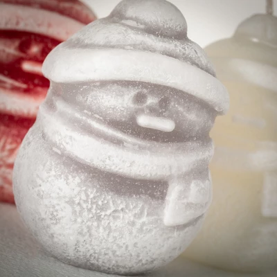 3.25"H Sullivans Jolly Snowman Candle Trio; Multicolored 1 3.25"H Sullivans Jolly Snowman Candle Trio; Multicolored