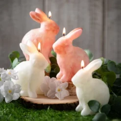 4.75"H Sullivans Pink Bunny Candle - Set Of 2, Pink 5 4.75"H Sullivans Pink Bunny Candle - Set Of 2, Pink -Sullivans Sales GUEST ead1ca53 d8ec 442e 9878 b74740ca5dba