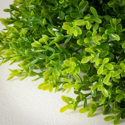 Sullivans Artificial 10" Leafy Foliage Half Orb 11"H Green 1 Sullivans Artificial 10" Leafy Foliage Half Orb 11"H Green