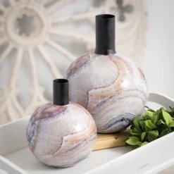 Sullivans Distressed Metal Medallion Set Of 2, 36"H & 28"H Gray 6 Sullivans Distressed Metal Medallion Set Of 2, 36"H & 28"H Gray -Sullivans Sales GUEST f5898b1e 0bf9 4708 bd4e 94aca62356dc