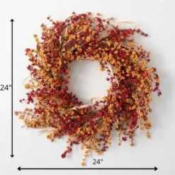 Artificial Mixed Berry Wreath Multicolor 24"H 5 Artificial Mixed Berry Wreath Multicolor 24"H -Sullivans Sales GUEST fab3e203 d2f9 4497 b94c d4d2cc6e8a91